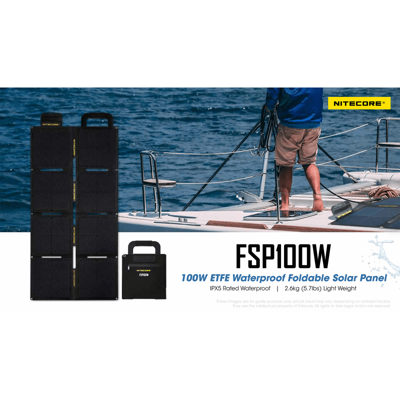 ΗΛΙΑΚΟ PANEL NITECORE FSP100W, Φορητό, 100W,...