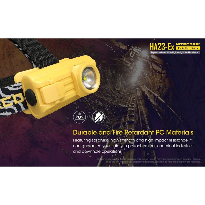 ΦΑΚΟΣ LED NITECORE HEADLAMP HA23-EX, Explosion...