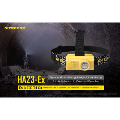 ΦΑΚΟΣ LED NITECORE HEADLAMP HA23-EX, Explosion...