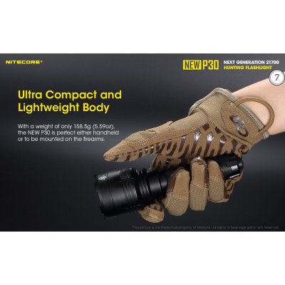 ΦΑΚΟΣ LED NITECORE PRECISE P30 NEW + 2150R USB-C