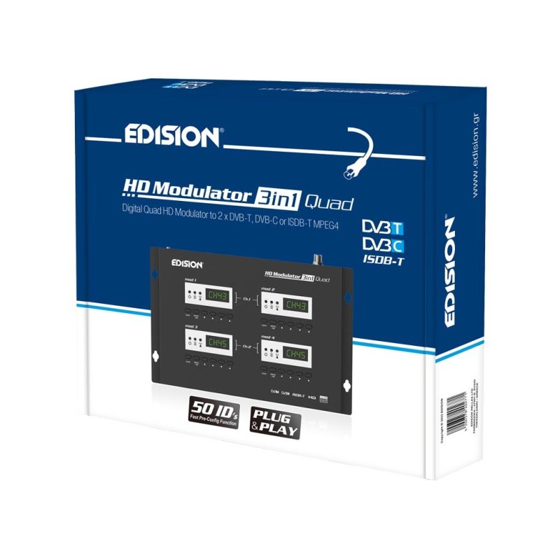 HDMI MODULATOR 3in1 QUAD