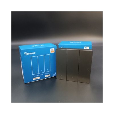 Sonoff Χωνευτός Διακόπτης Τοίχου Wi-Fi με Τρία...