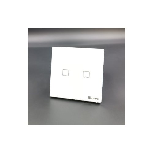 Sonoff Εξωτερικός Γυάλινος Διακόπτης Τοίχου Wi-Fi Διπλός