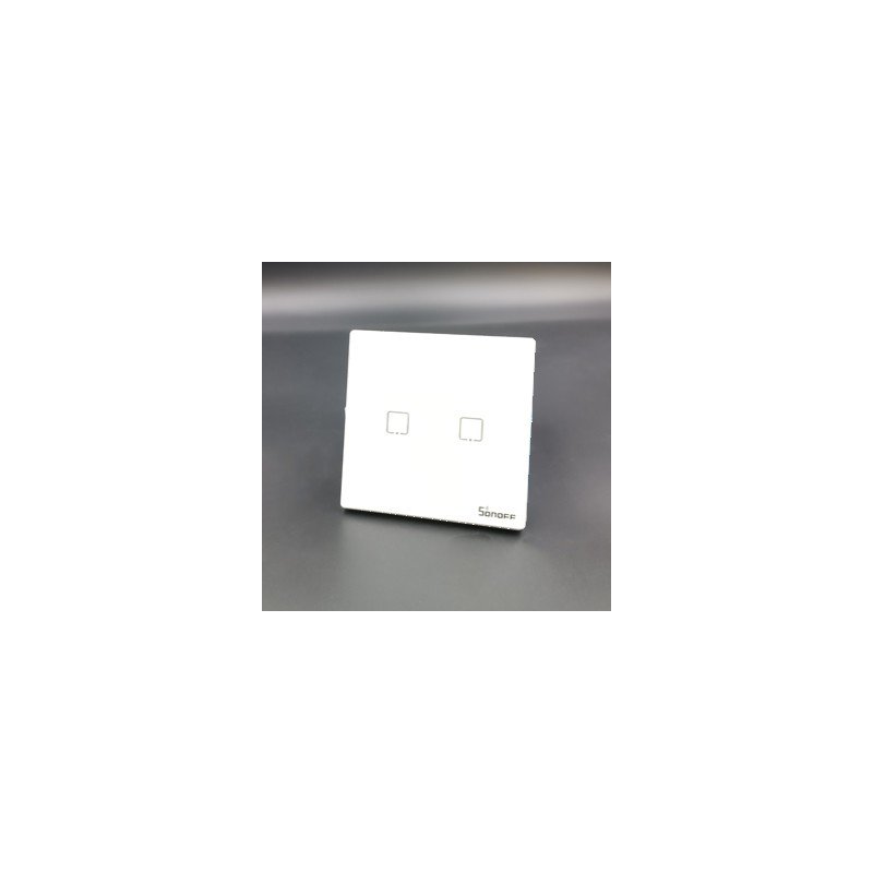 Sonoff Εξωτερικός Γυάλινος Διακόπτης Τοίχου Wi-Fi Διπλός