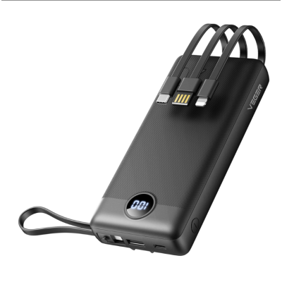 Veger C20 Power Bank 20000mAh με Θύρα USB-A και Θύρα USB-C Μαύρο