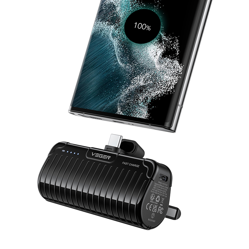 Veger W0558 Power Bank 5000mAh 20W με Θύρα...