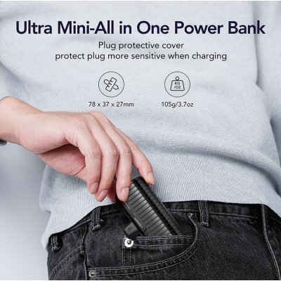 Veger W0558 Power Bank 5000mAh 20W με Θύρα...