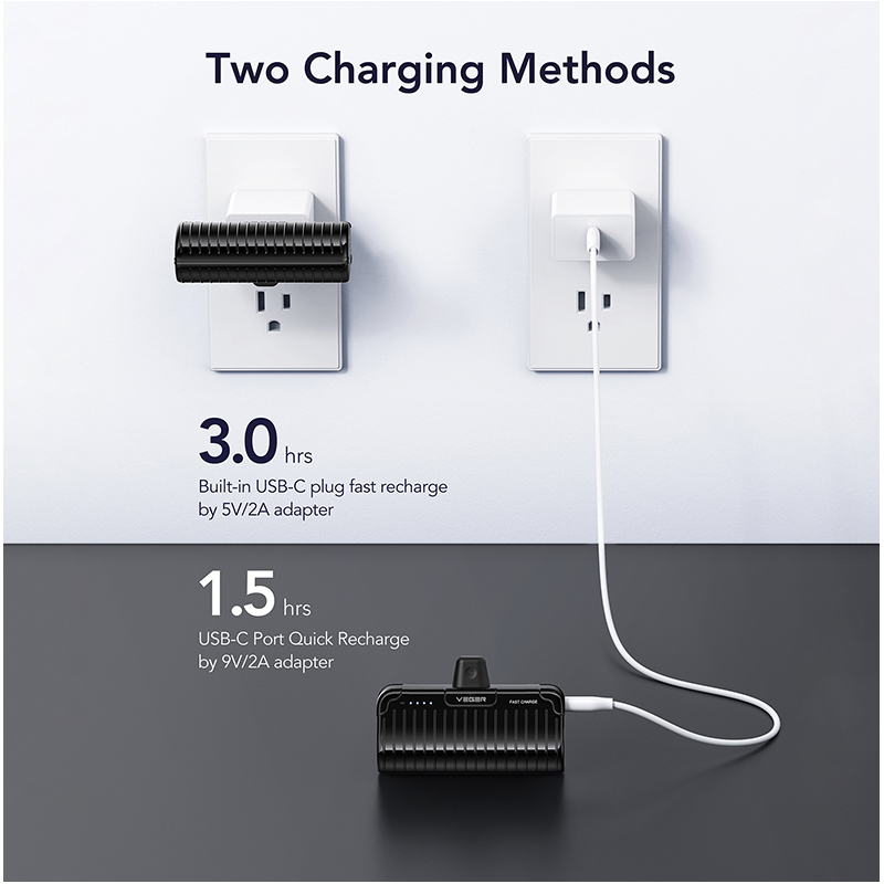 Veger W0558 Power Bank 5000mAh 20W με Θύρα...