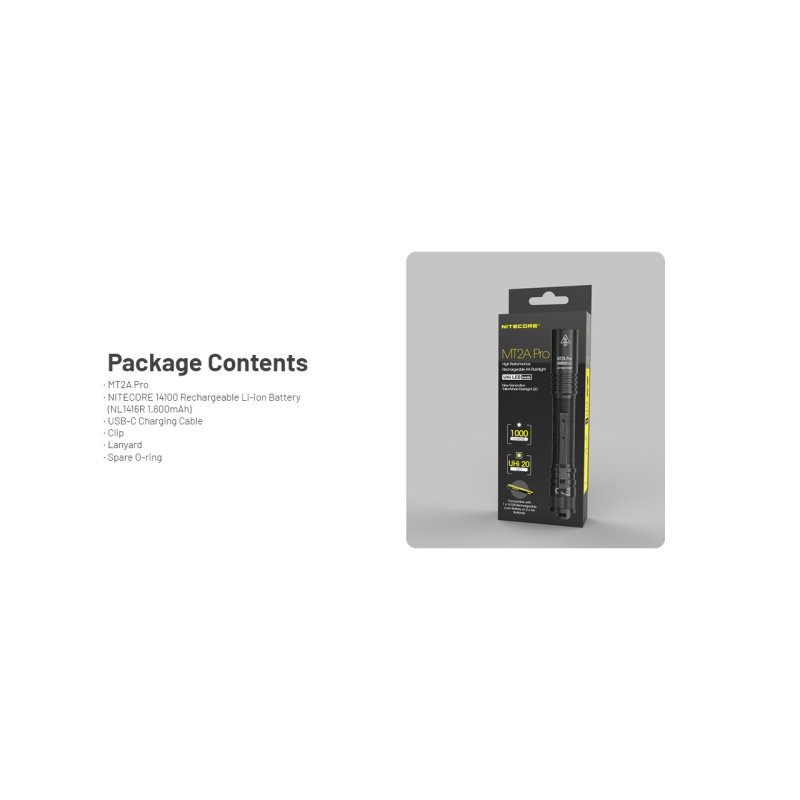 ΦΑΚΟΣ LED NITECORE MULTI TASK MT2APRO,1000lumes...