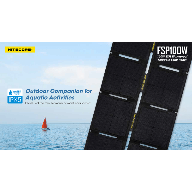 ΗΛΙΑΚΟ PANEL NITECORE FSP100W, Φορητό, 100W,...