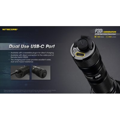 ΦΑΚΟΣ LED NITECORE PRECISE P30i, 2000 Lumens,...