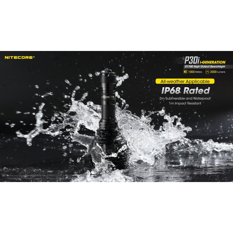 ΦΑΚΟΣ LED NITECORE PRECISE P30i, 2000 Lumens,...