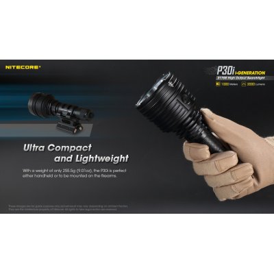 ΦΑΚΟΣ LED NITECORE PRECISE P30i, 2000 Lumens,...