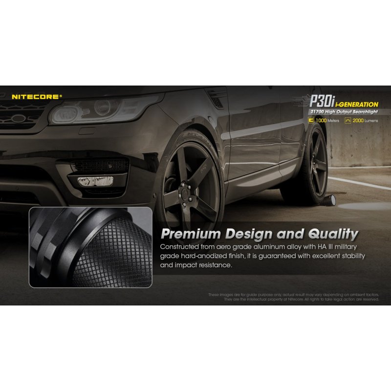 ΦΑΚΟΣ LED NITECORE PRECISE P30i, 2000 Lumens,...