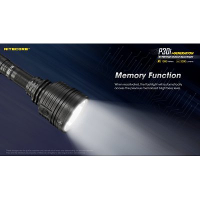 ΦΑΚΟΣ LED NITECORE PRECISE P30i, 2000 Lumens,...