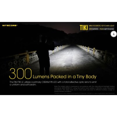 ΦΑΚΟΣ LED NITECORE TIKI LE, Black, USB-C, 300...