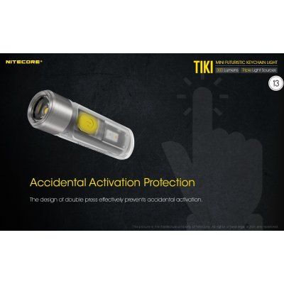 ΦΑΚΟΣ LED NITECORE TIKI LE, Black, USB-C, 300...