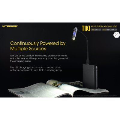 ΦΑΚΟΣ LED NITECORE TIKI LE, Black, USB-C, 300...