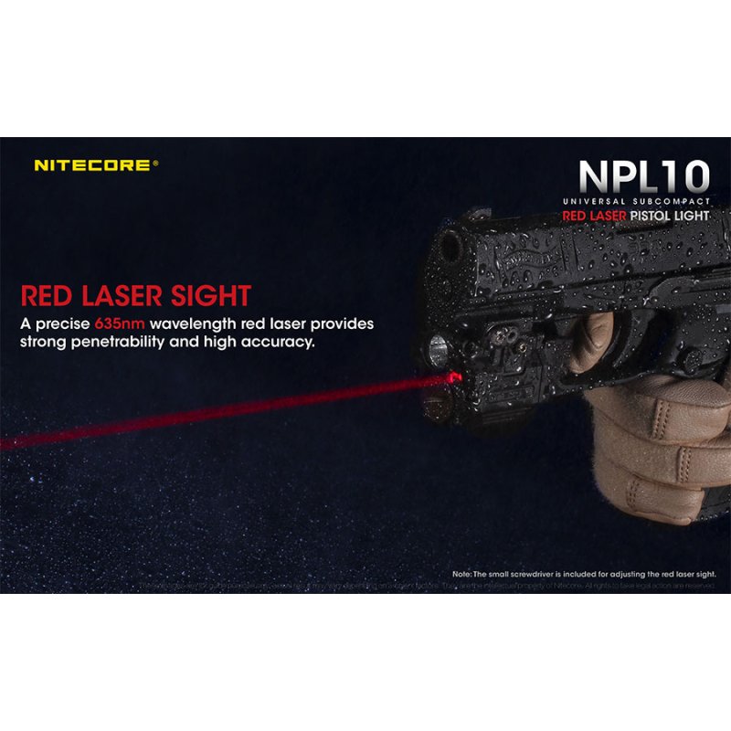 ΦΑΚΟΣ LED NITECORE NPL10, Set με μπαταρία CR2