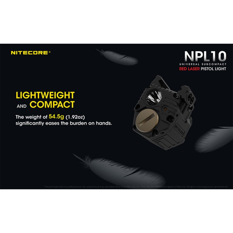 ΦΑΚΟΣ LED NITECORE NPL10, Set με μπαταρία CR2