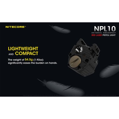 ΦΑΚΟΣ LED NITECORE NPL10, Set με μπαταρία CR2
