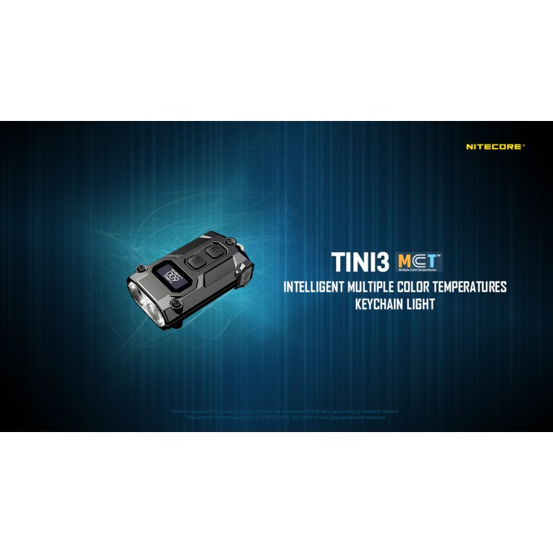 ΦΑΚΟΣ LED NITECORE TINI 3, Black