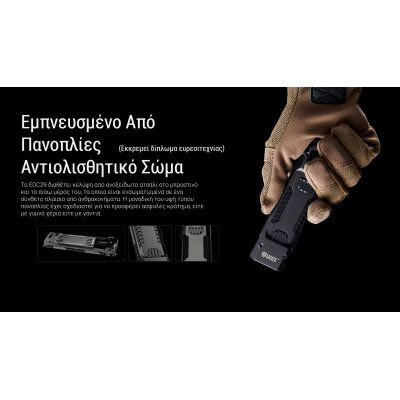 ΦΑΚΟΣ LED NITECORE EDC29 UHi, 6500Lumens