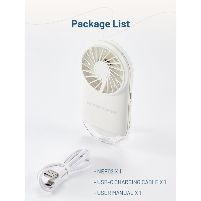 ΑΝΕΜΙΣΤΗΡΑΣ ΑΤΟΜΙΚΟΣ NITECORE NEF02