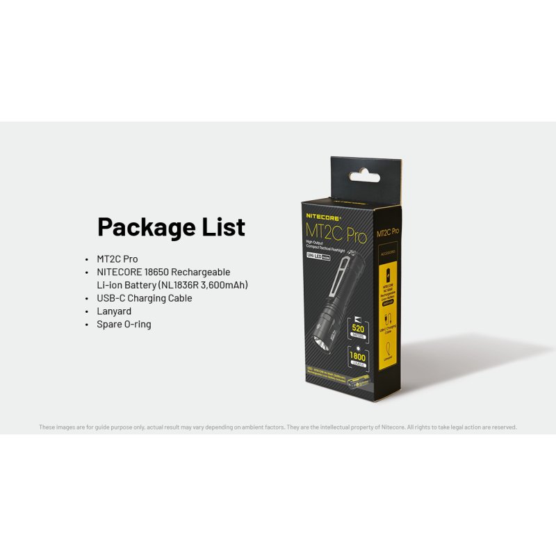 ΦΑΚΟΣ LED NITECORE MULTI TASK MT2C PRO