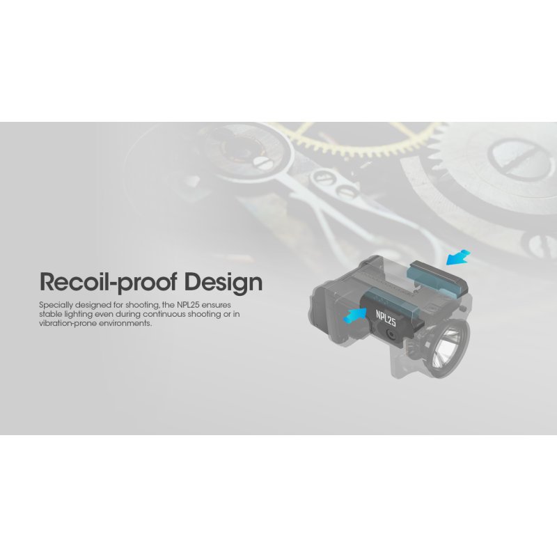 ΦΑΚΟΣ LED NITECORE NPL25, 900lumens