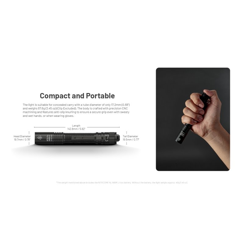 ΦΑΚΟΣ LED NITECORE MULTI TASK MT2APRO,1000lumes...