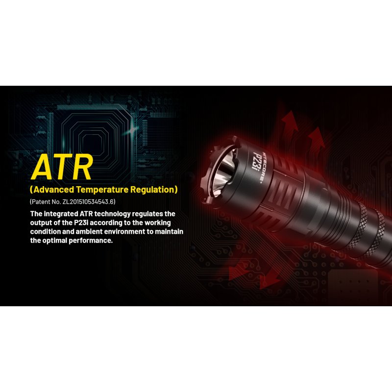 ΦΑΚΟΣ LED NITECORE PRECISE P23i, Tactical,...