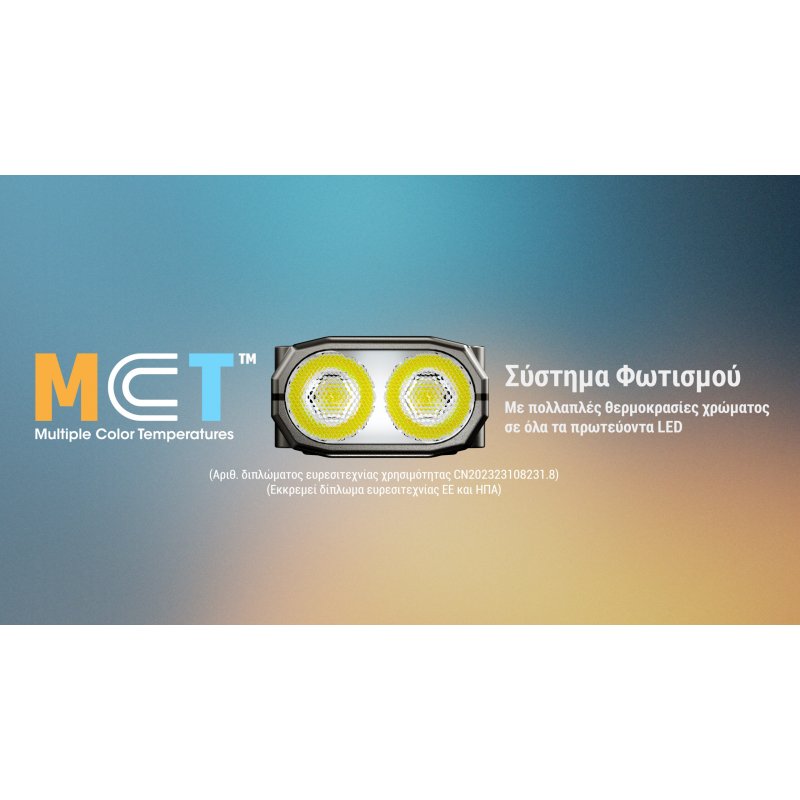 ΦΑΚΟΣ LED NITECORE TINI 3, Black