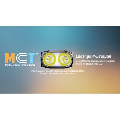 ΦΑΚΟΣ LED NITECORE TINI 3, Black