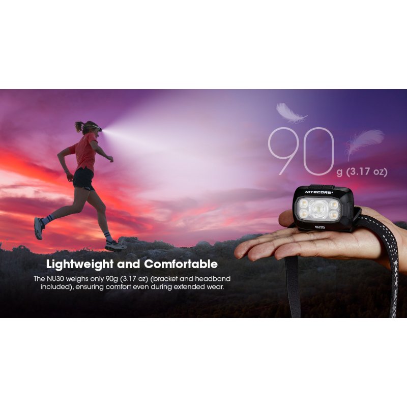 ΦΑΚΟΣ LED NITECORE HEADLAMP NU30 New, Black