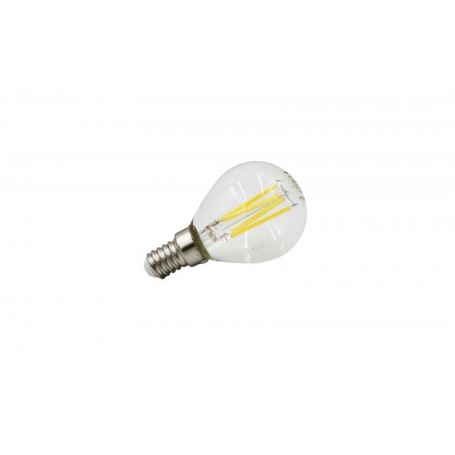 LED ΛΑΜΠΑ COG ΣΦΑΙΡΙΚΟ ΔΙΑΦΑΝΟ Ε14 4W 230V ΘΕΡΜΟ