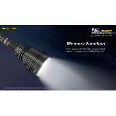 ΦΑΚΟΣ LED NITECORE PRECISE P30i, 2000 Lumens,...