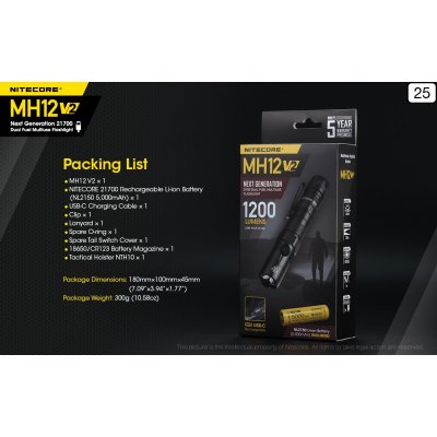 ΦΑΚΟΣ LED NITECORE MULTI TASK HYBRID...