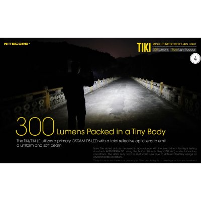 ΦΑΚΟΣ LED NITECORE TIKI LE, Black, USB-C, 300...