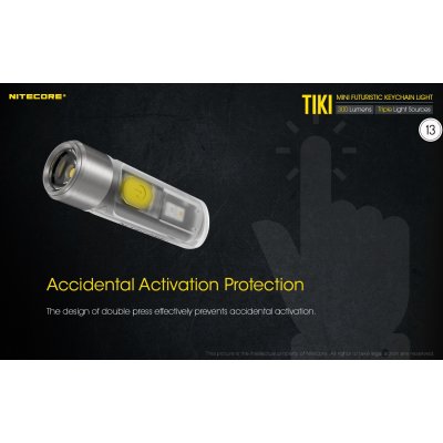 ΦΑΚΟΣ LED NITECORE TIKI LE, Black, USB-C, 300...