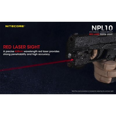 ΦΑΚΟΣ LED NITECORE NPL10, Set με μπαταρία CR2