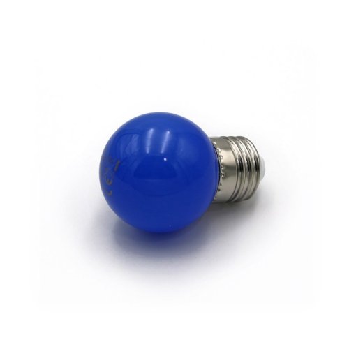 LED ΛΑΜΠΑ ΣΦΑΙΡΙΚΟ Ε27 2W 230V ΜΠΛΕ 2