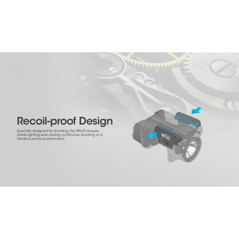ΦΑΚΟΣ LED NITECORE NPL25, 900lumens