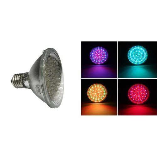 LED ΛΑΜΠΑ PAR30 E27 81LED 2W 230V 70° RGB 2