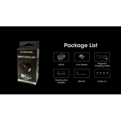 ΦΑΚΟΣ LED NITECORE NPL25, 900lumens