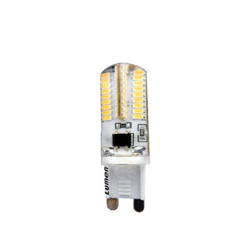 LED ΛΑΜΠΑ ΣΙΛΙΚΟΝΗΣ SMD G4 3W 12VAC/DC ΜΑΤ ΨΥΧΡΟ 2