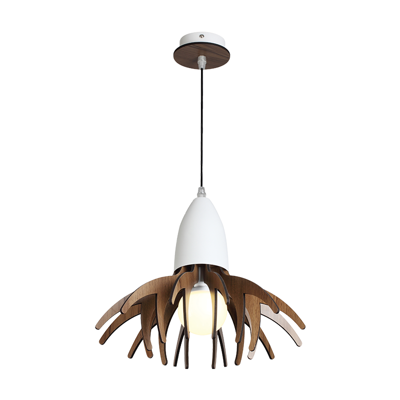 NETTO ΚΡΕΜΑΣ Φ/Σ 1ΧE27 ΑΠΟΧΡ.ΣΚΟΥΡ ΞΥΛΟΥ...