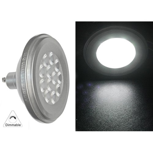 LED ΛΑΜΠΑ ΑΛΟΥΜΙΝΙΟΥ AR111 GU10 12W 230V 24° ΝΤΙΜΑΡΙΖ ΨΥΧΡΟ 2
