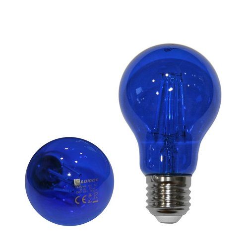 LED ΛΑΜΠΑ COG ΑΧΛΑΔΙ Ε27 6W 230V ΜΠΛΕ 2
