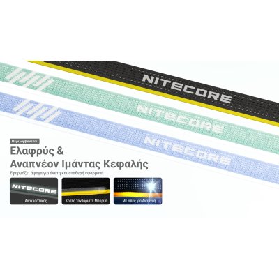 ΦΑΚΟΣ LED NITECORE HEADLAMP HA23 UHE, Black